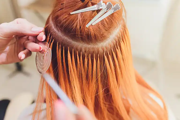 types of hair extension methods